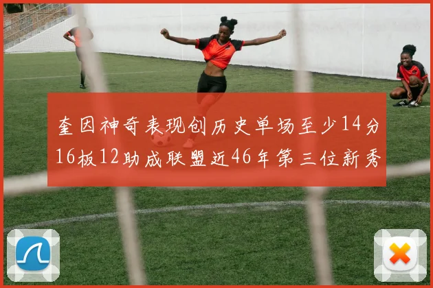 奎因神奇表现创历史单场至少14分16板12助成联盟近46年第三位新秀